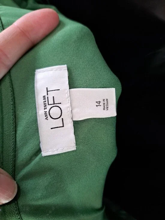 Y2K Green Halter Midi Dress Rope Straps Size 14 Geometric Pattern Boho Retro - Picture 6 of 13